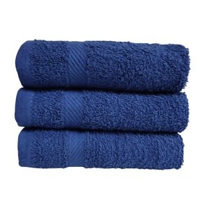 Top textil Dětský ručník 30x30 cm tmavě modrý