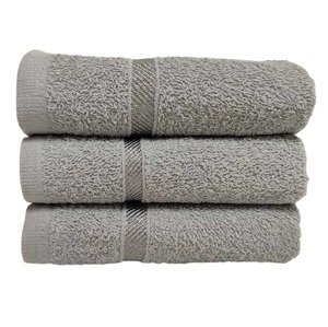 Top textil Dětský ručník 30x30 cm světle šedý