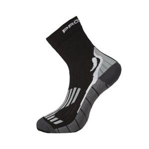 Progress ponožky RUNNING HIGH SOX černé 9-12, 43 - 47, Černá / šedá