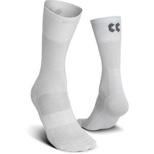 Kalas Cyklistické ponožky vysoké RIDE ON Z bílá/šedá