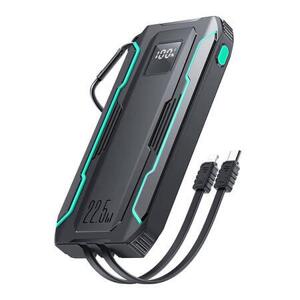 Powerbank Joyroom JR-L017 10000mAh, 22.5W, with Lightning + USB-C cable (black)