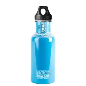 láhev 360° Degrees Stainless Drink Kids Bottle 350 ml with Kids Flip Cap, Sky Blue velikost: modrá