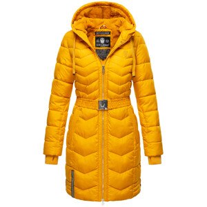 Dámský zimní prošívaný kabát Alpenveilchen Navahoo - YELLOW Velikost: L