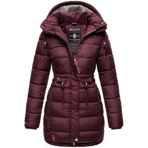 Dámský zimní kabát prošívaný kabát Daliee Navahoo - WINE Velikost: L
