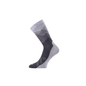 Lasting merino ponožky FWR šedé Velikost: (42-45) L