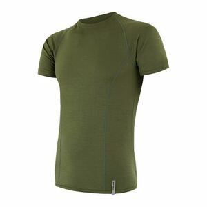 Sensor Merino Active pánské triko kr.rukáv safari green