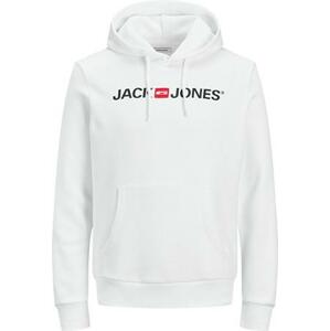 Jack&Jones Pánská mikina JJECORP 12137054 White XL
