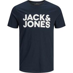 Jack&Jones Pánské triko JJECORP 12151955 Navy Blazer Slim S