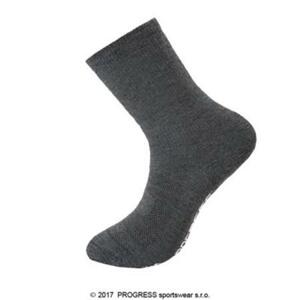 PROGRESS MANAGER MERINO ponožky s merino-vlnou 39-42 šedá