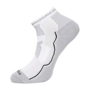 Progress ponožky TOURIST bílo-šedé 9-12, 43 - 47, bílá/šedá
