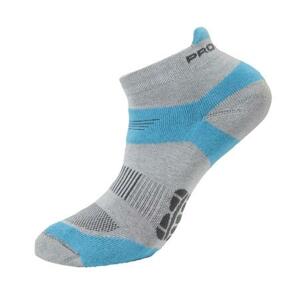 Progress ponožky RUNNING SOX šedé 9-12, 43 - 47, sv.šedá/tyrkysová