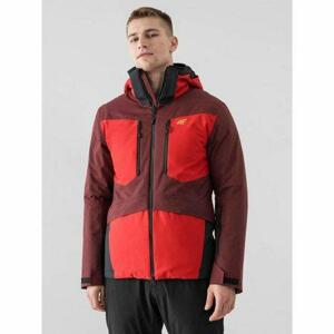 4F Pánská lyžařská bunda dark red L