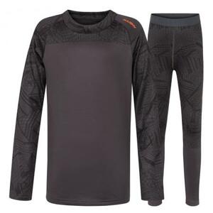 Husky Termoprádlo Active Winter Dětský termo komplet grafit 122-128