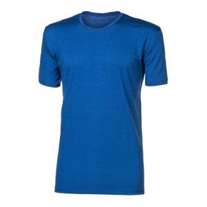 PROGRESS ORIGINAL MERINO pánské triko XXXL modrý melír, Modrá