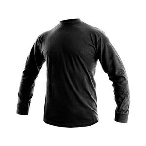 Tričko CXS PETR, dlouhý rukáv, černé, vel. 5XL