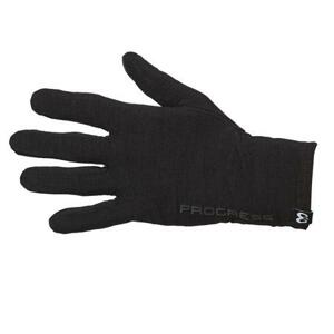 Progress rukavice MERINO gloves černé L, Černá