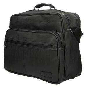 ENRICO BENETTI Pánská taška do práce s kapsou na notebook 15" Rotterdam 66621 černá