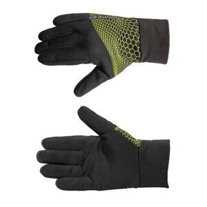 PROGRESS COOLIO GLOVES dětské zimní rukavice 7-8 černá/limetka