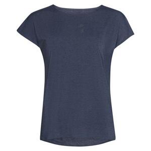 PROGRESS TECHNICA dámské sportovní tričko S tm.modrý melír, Tmavě, modrá