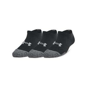 Under Armour Dětské sportovní ponožky Heatgear 3pk No Show Yth black XS, Černá