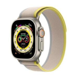 COTECi W97 Ultra Wild Trail Band for Apple Watch 42 / 44 / 45 / 49mm Yellow with Beige 21045-YM