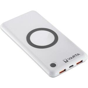 Powerbanka VARTA 57913 10000mAh USB-C PD vstup a výstup, bezdrátové nabíjení Qi