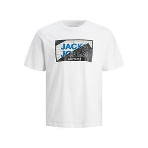 Jack&Jones Pánské triko JCOLOGAN Standard Fit 12242492 white S