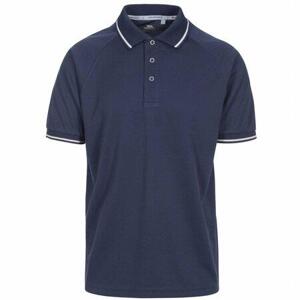 Trespass Pánské tričko s límečkem BONINGTON navy M, Tmavě, modrá