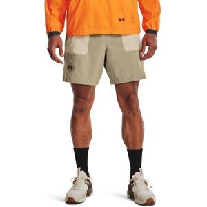 Under Armour Pánské workoutové kraťasy Terrain Woven Shorts - velikost L brown S