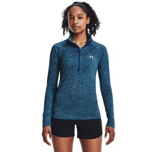 Under Armour Lehká dámská mikina New Tech 1/2 Zip Twist glacier blue