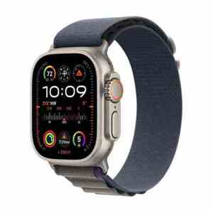 Apple Watch Ultra 2 49mm titanová s modrým alpským tahem L
