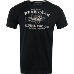 Alpine Pro triko pánské krátké KADES černé S, Černá