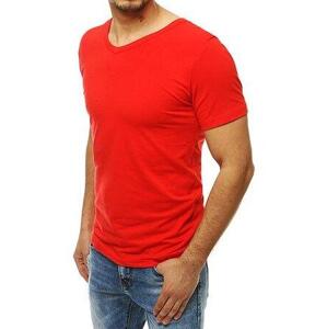 Dstreet Červené pánské tričko RX4116 XL