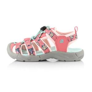 ALPINE PRO Dětská letní sandály GASTER carmine rose 33, Růžová
