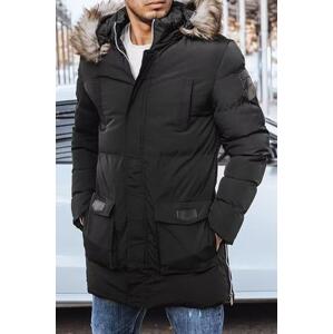 Dstreet Pánská prošívaná zimní bunda černá TX4274 Velikost: XL