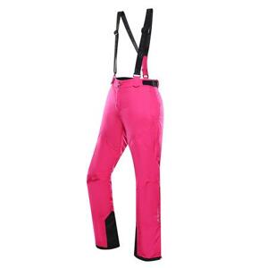 ALPINE PRO Dámské lyžařské kalhoty s membránou ptx ANIKA 3 pink glo XL, Růžová