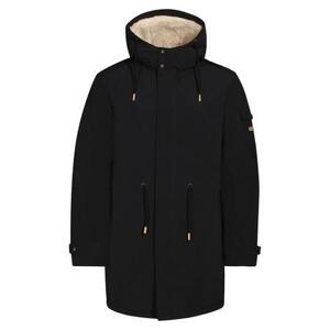 ALPINE PRO Pánský kabát GEON black XL, Černá