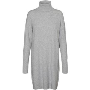 Vero Moda Dámské šaty VMBRILLIANT 10199744 Light Grey Melange XXL