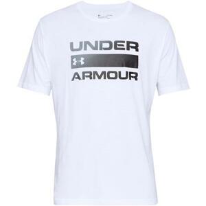 Under Armour Pánské triko Team Issue Wordmark SS white L, Bílá