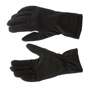 Progress rukavice BLOCKWIND GLOVES fleece zimní černé XS, Černá