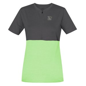 Hannah BERRY asphalt/paradise green mel Velikost: 36 dámské tričko s krátkým rukávem