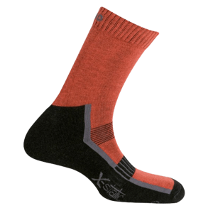 MUND ANDES X-static trekingové ponožky cihlové Typ: 46-49 XL