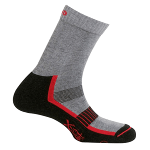 MUND ANDES X-static trekingové ponožky šedé Typ: 31-35 S