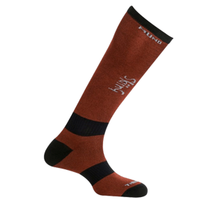 MUND SKIING lyžařské ponožky vínové Typ: 46-49 XL