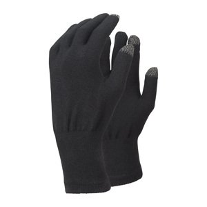 TREKMATES MERINO TOUCH rukavice černá Typ: M