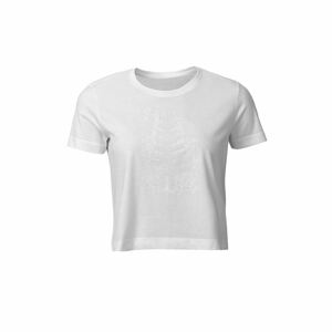 O'style dámské triko CROP - bílé Typ: 38